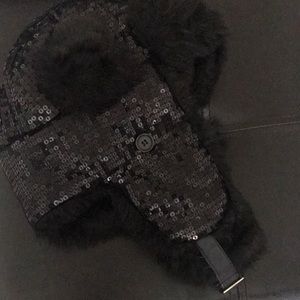 Sequin winter hat!